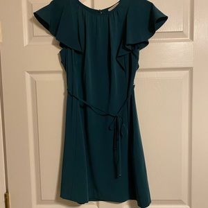Ann Taylor Shift Dress Turquoise Color